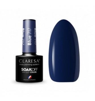 CLARESA Lakier hybrydowy BLUE 717 -5g