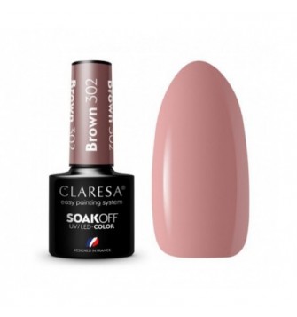 CLARESA Lakier hybrydowy BROWN 304 -5g