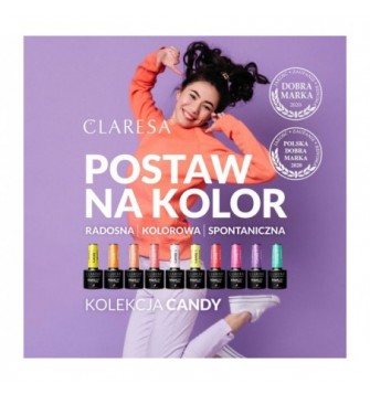CLARESA Hibridinis gelinis lakas CANDY (3) -5g