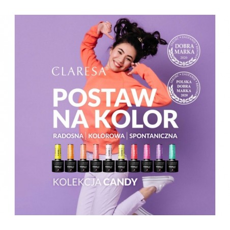 CLARESA Hibridinis gelinis lakas CANDY (5) -5g