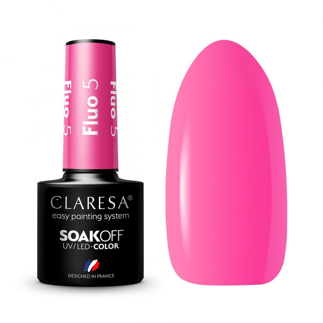 CLARESA Hibridinis gelinis lakas (FLUO 5) -5g
