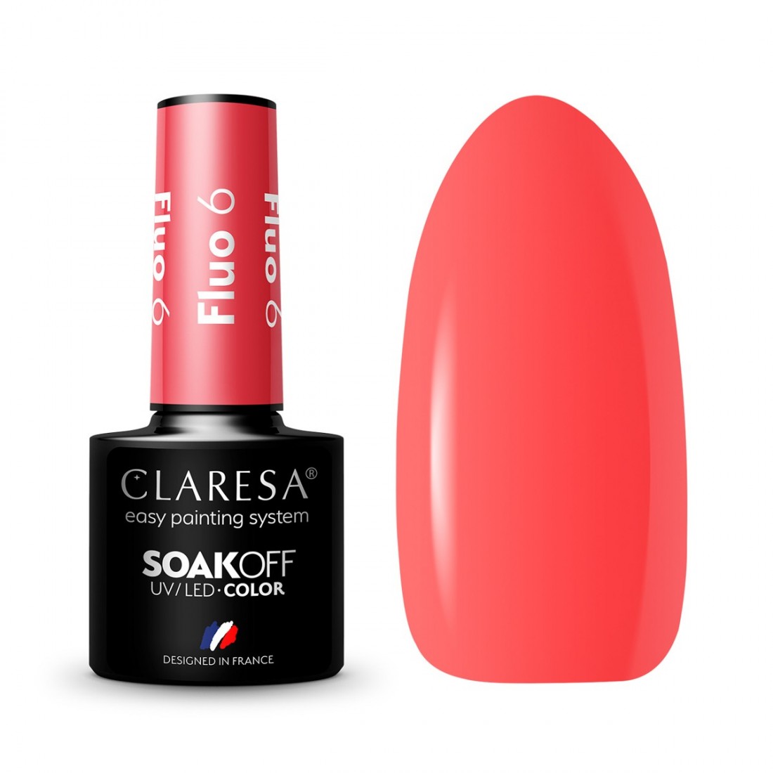 CLARESA Hibridinis gelinis lakas (FLUO 6) -5g