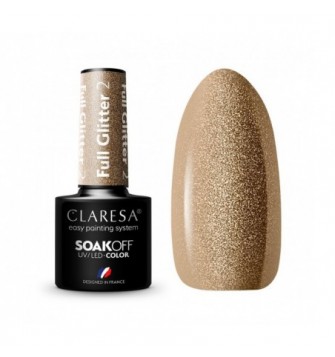 CLARESA Hibridinis gelinis lakas (FULL GLITTER 2) -5g
