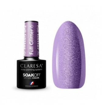CLARESA Hibridinis gelinis lakas (FULL GLITTER 6) -5g
