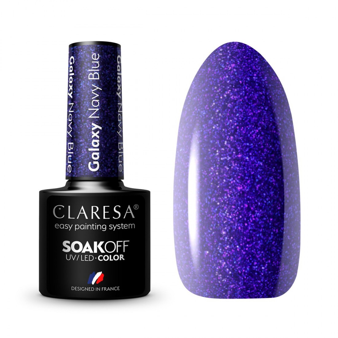 CLARESA Hibridinis gelinis lakas (Galaxy Navy Blue) 5g