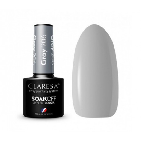 CLARESA Hibridinis gelinis lakas (GRAY 206) -5g