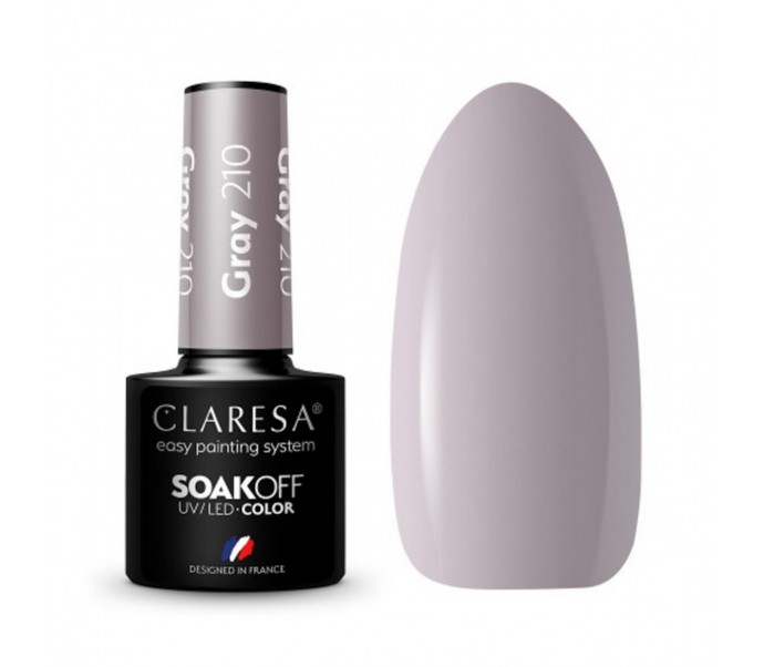 CLARESA Hibridinis gelinis lakas (GRAY 210) -5g