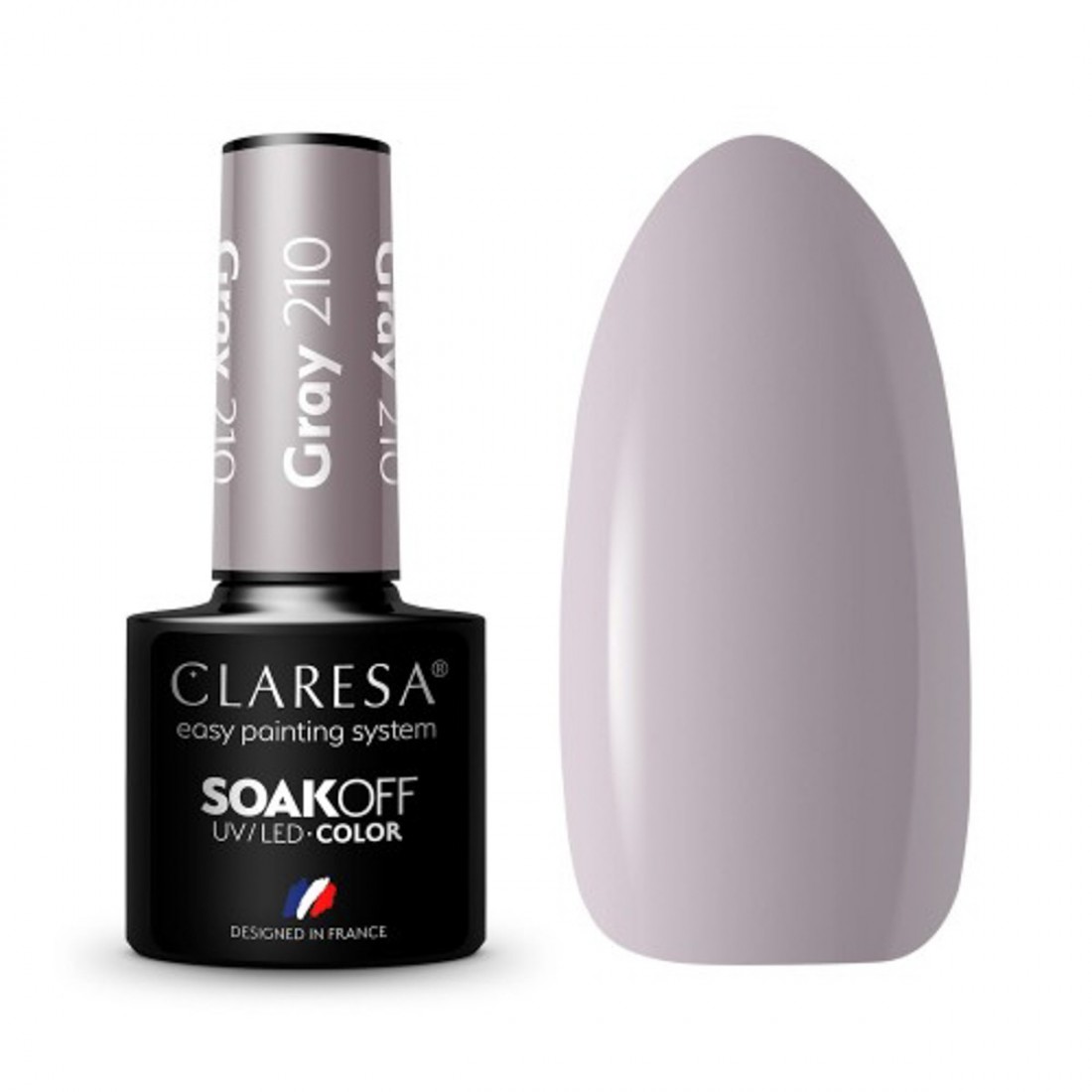 CLARESA Hibridinis gelinis lakas (GRAY 210) -5g