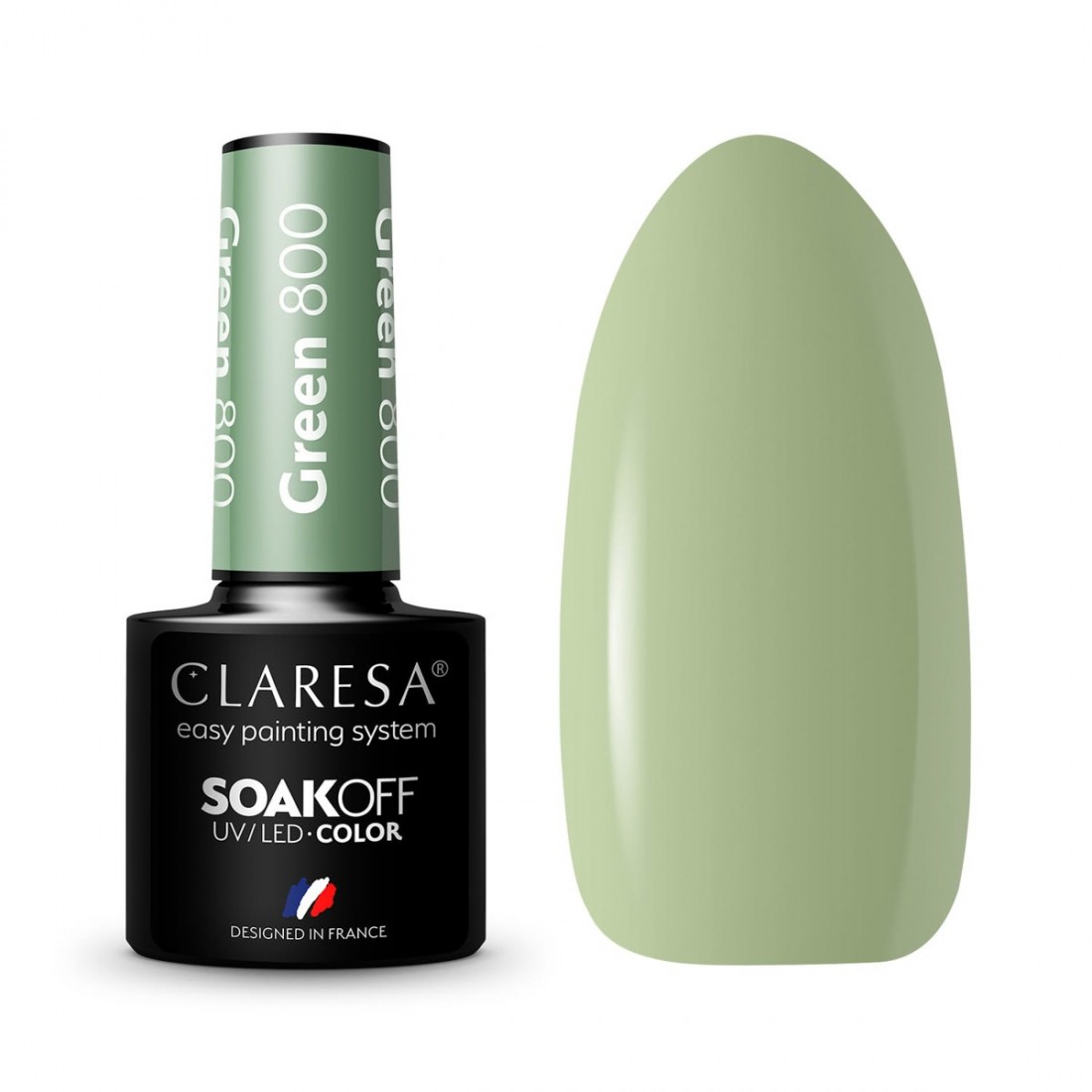 CLARESA Hibridinis gelinis lakas (GREEN 800) -5g