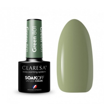 CLARESA Hibridinis gelinis lakas (GREEN 801) -5g