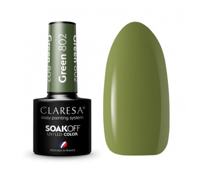 CLARESA Hibridinis gelinis lakas (GREEN 802) -5g