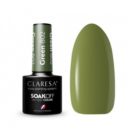 CLARESA Hibridinis gelinis lakas (GREEN 802) -5g