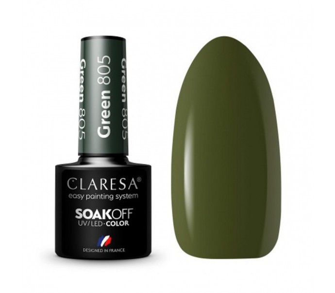 CLARESA Hibridinis gelinis lakas (GREEN 805) -5g