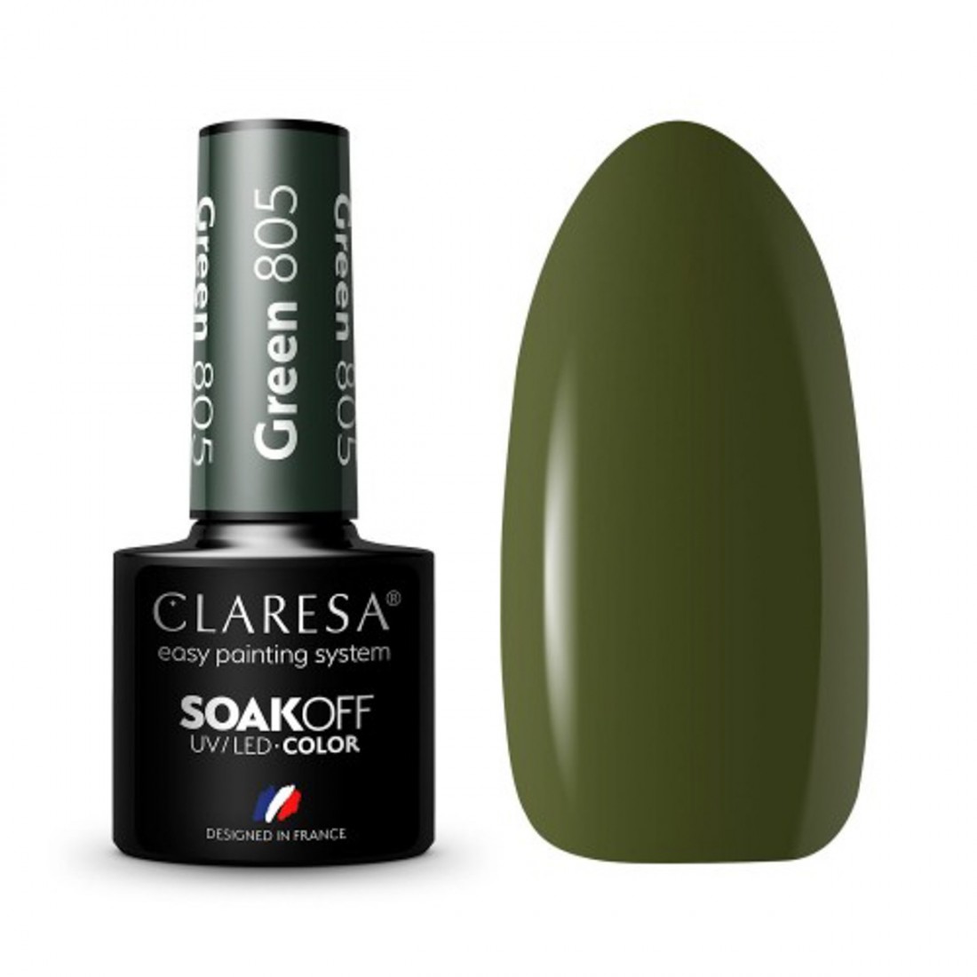 CLARESA Hibridinis gelinis lakas (GREEN 805) -5g