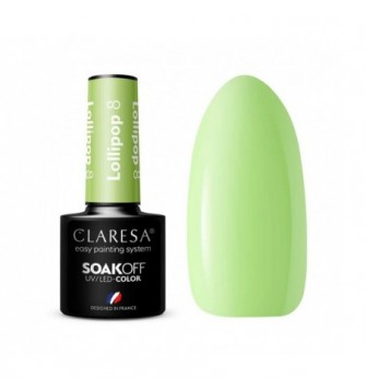 CLARESA Lakier hybrydowy LOLLIPOP 8 -5g