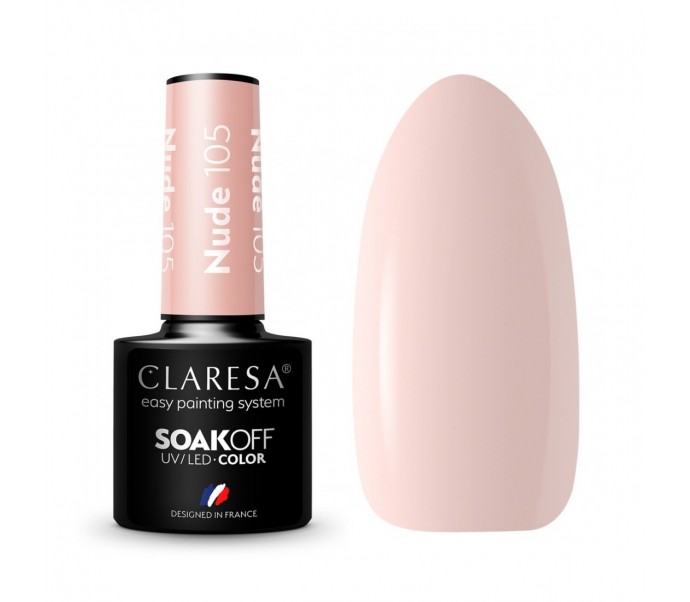 CLARESA Hibridinis gelinis lakas (NUDE 105) -5g