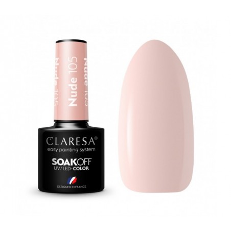CLARESA Hibridinis gelinis lakas (NUDE 105) -5g