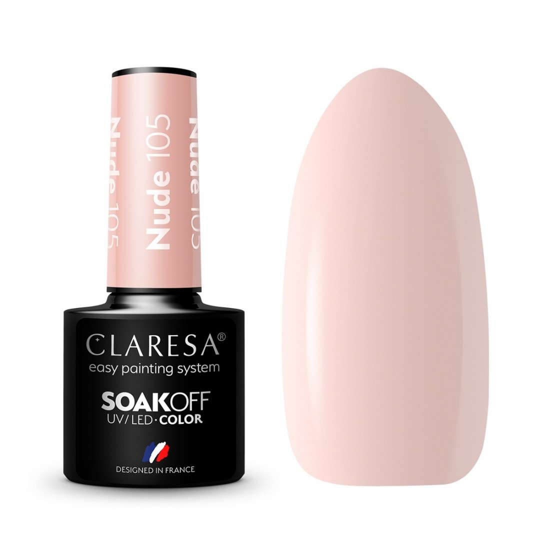 CLARESA Hibridinis gelinis lakas (NUDE 105) -5g