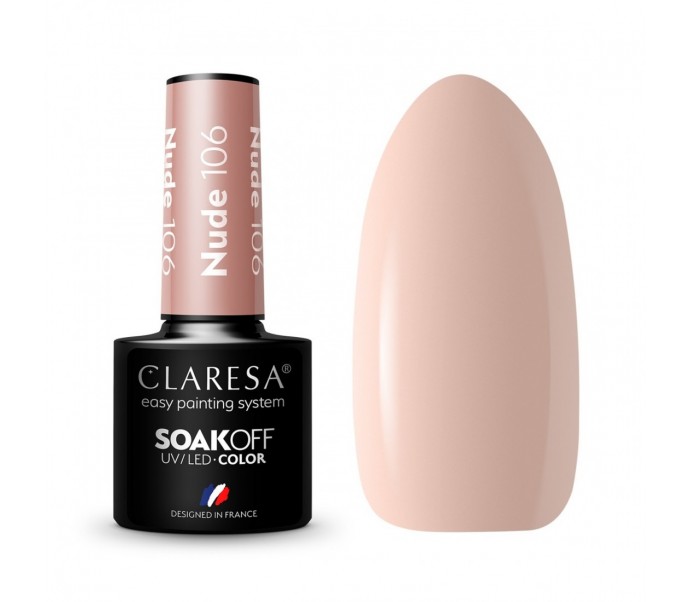 CLARESA Hibridinis gelinis lakas (NUDE 106) -5g