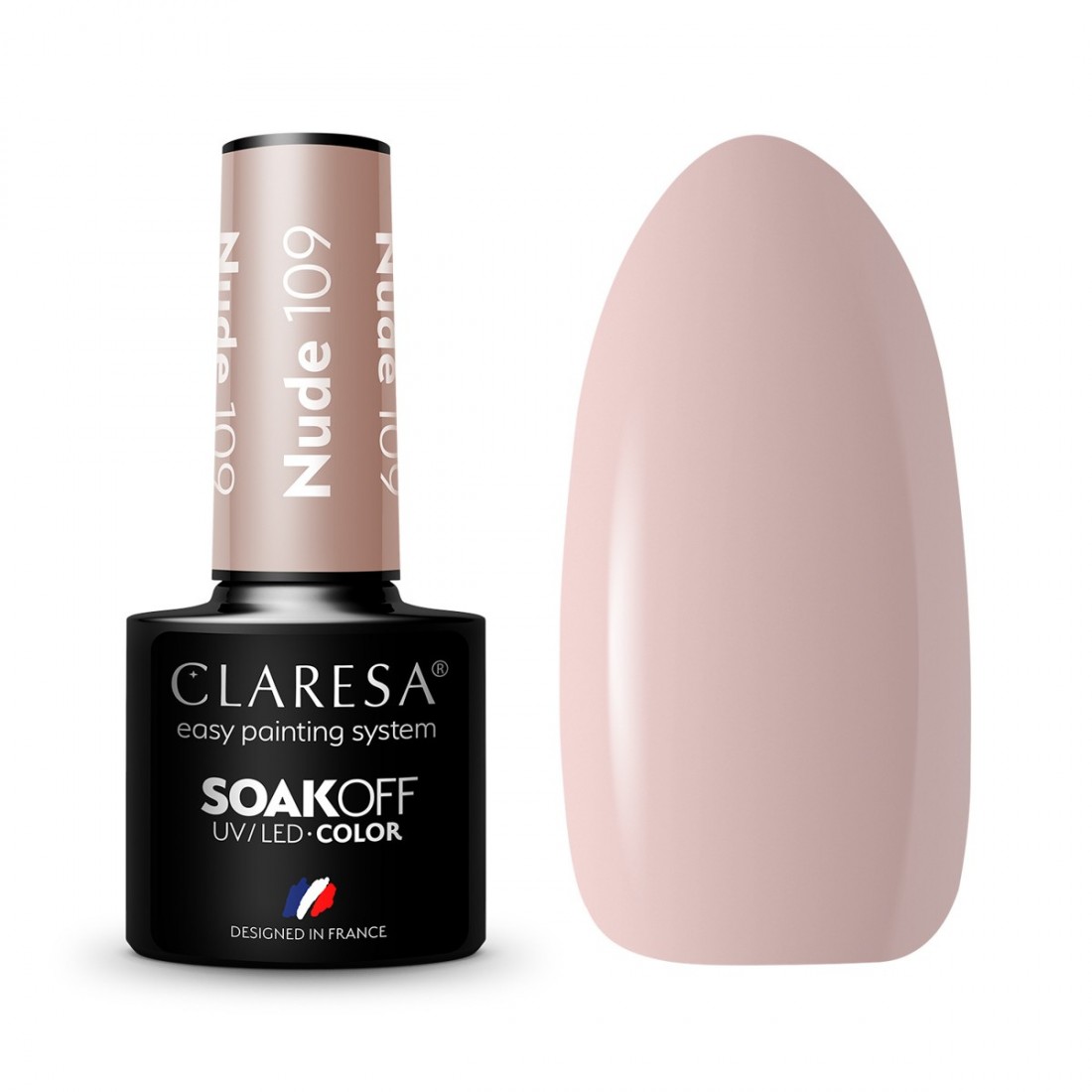 CLARESA Hibridinis gelinis lakas (NUDE 109) -5g