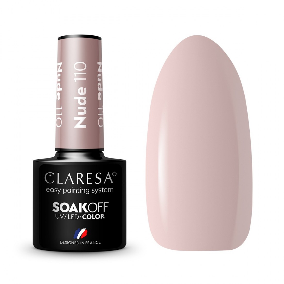 CLARESA Hibridinis gelinis lakas (NUDE 110) -5g