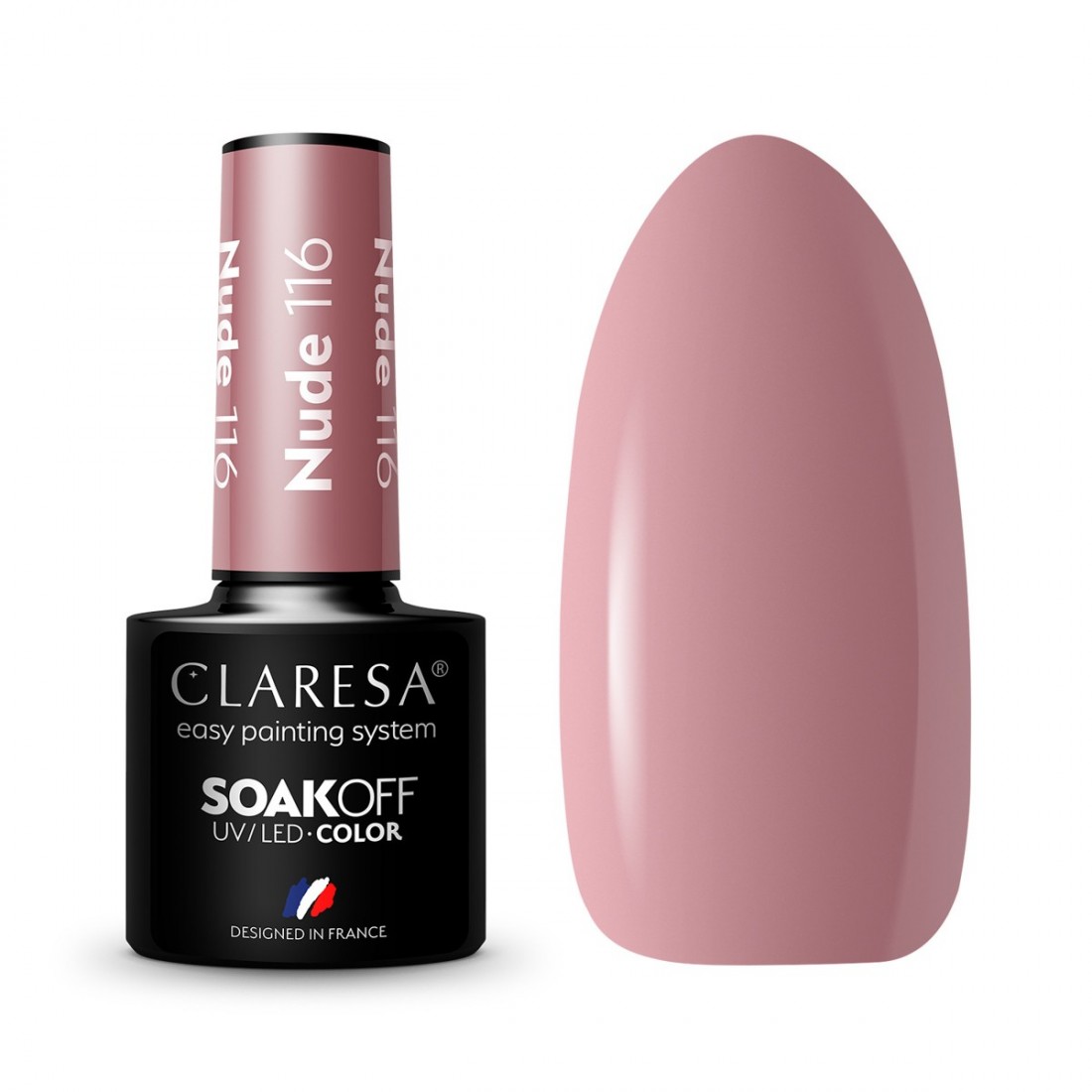 CLARESA Hibridinis gelinis lakas (NUDE 116) -5g