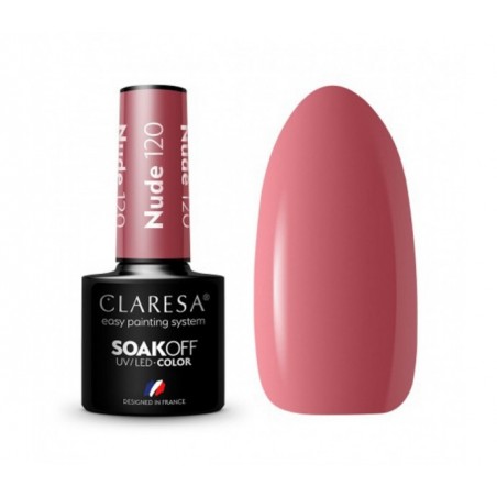 CLARESA Hibridinis gelinis lakas (NUDE 120) -5g