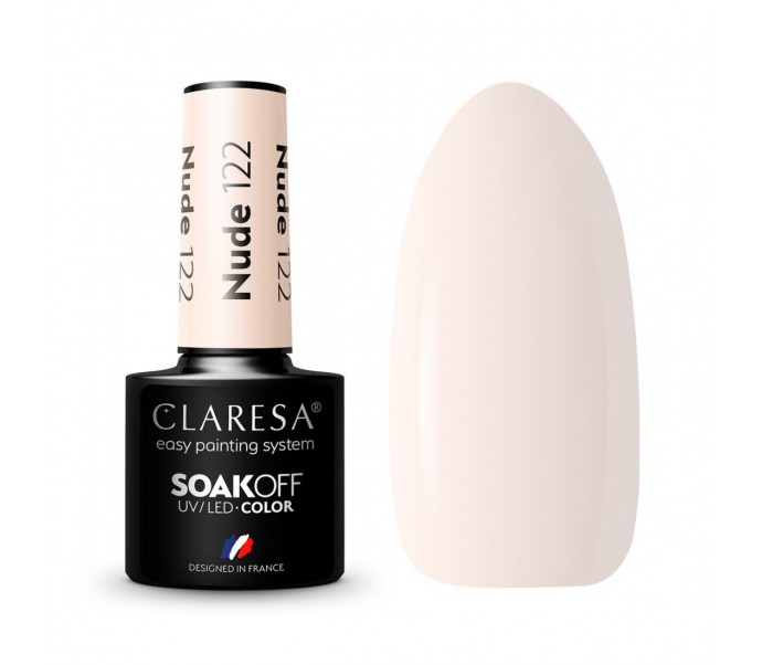 CLARESA Hibridinis gelinis lakas (NUDE 122) -5g