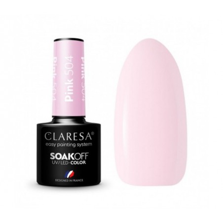 CLARESA Hibridinis gelinis lakas (PINK 504) -5g