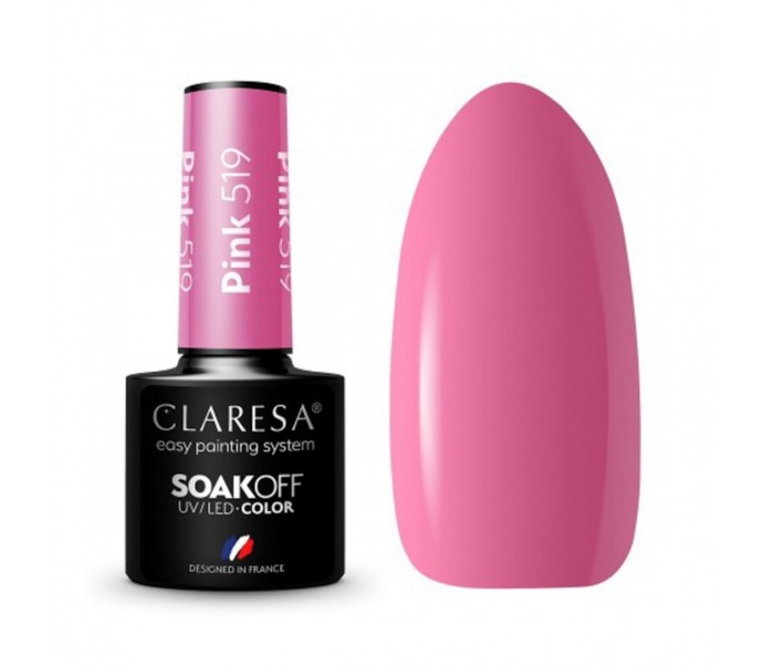 CLARESA Hibridinis gelinis lakas (PINK 519) -5g