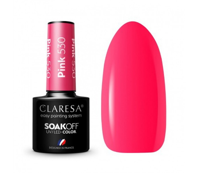 CLARESA Hibridinis gelinis lakas (PINK 530) -5g