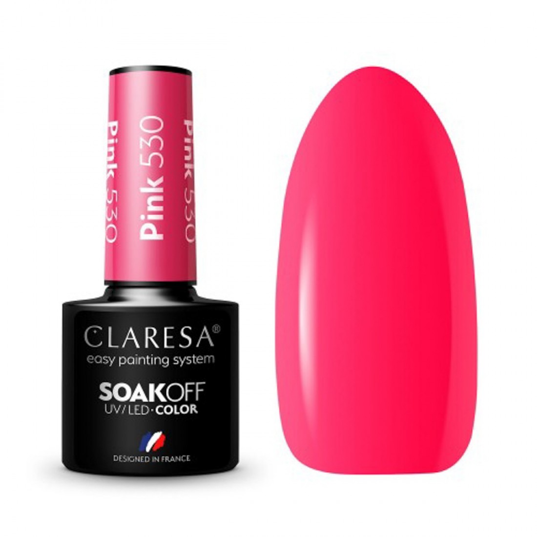 CLARESA Hibridinis gelinis lakas (PINK 530) -5g