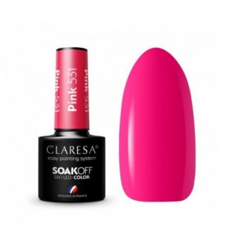 CLARESA Hibridinis gelinis lakas (PINK 531) -5g