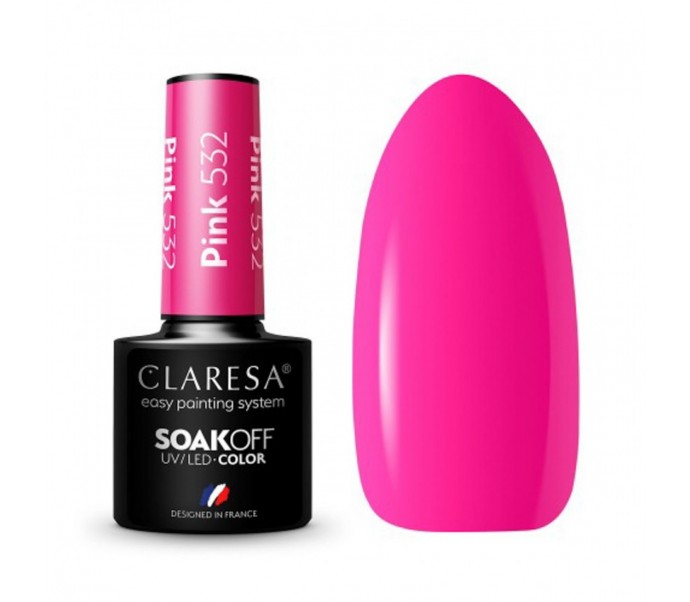 CLARESA Hibridinis gelinis lakas (PINK 532) -5g