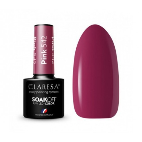 CLARESA Hibridinis gelinis lakas (PINK 542) -5g