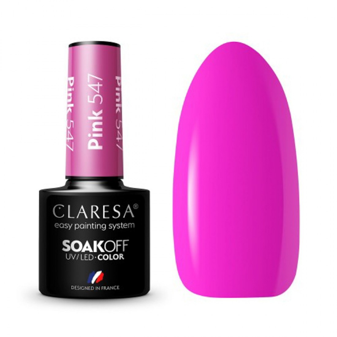 CLARESA Hibridinis gelinis lakas (PINK 547) -5g