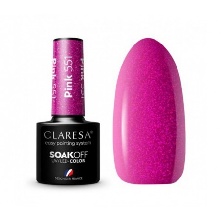 CLARESA Hibridinis gelinis lakas (PINK 551) -5g