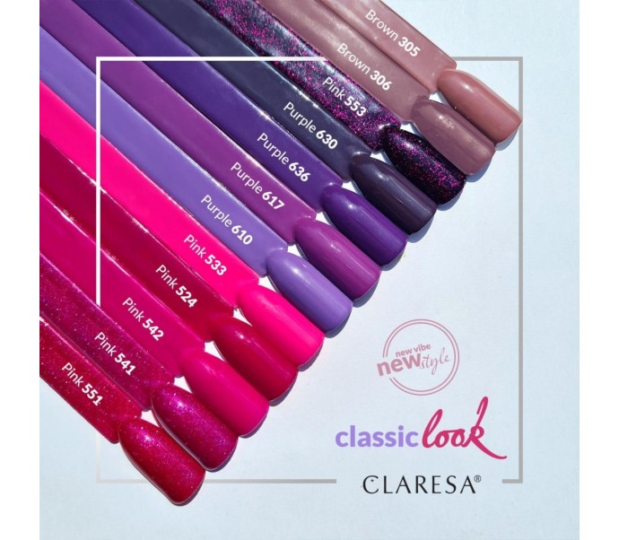 CLARESA Hibridinis gelinis lakas (PINK 551) -5g