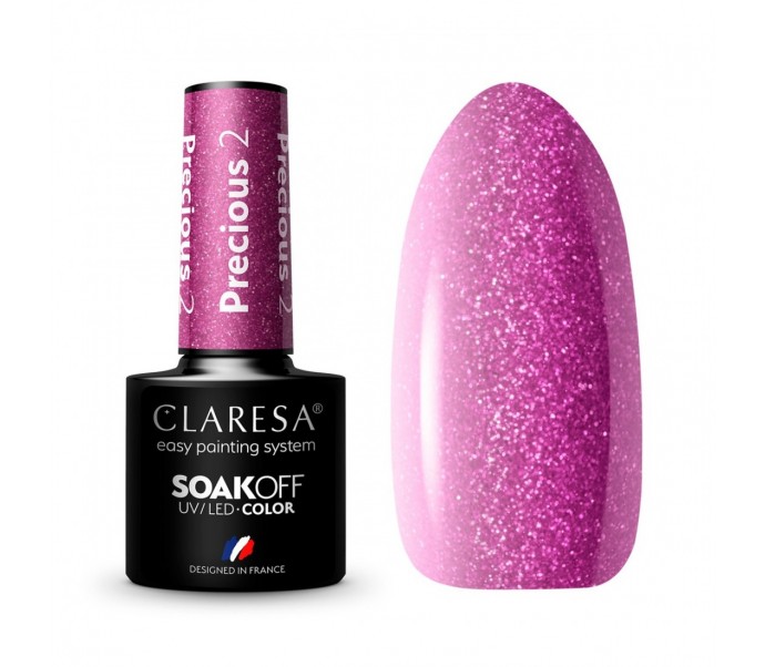 CLARESA Hibridinis gelinis lakas (Precious PS2) 5 ml