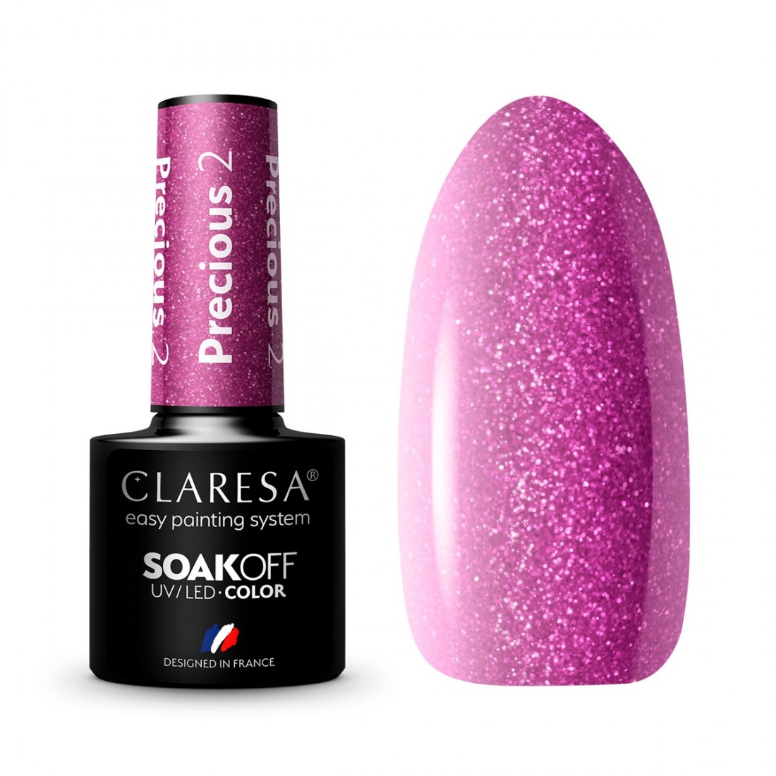 CLARESA Hibridinis gelinis lakas (Precious PS2) 5 ml