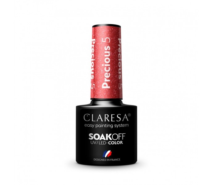 CLARESA Hibridinis gelinis lakas (Precious PS5) 5 ml