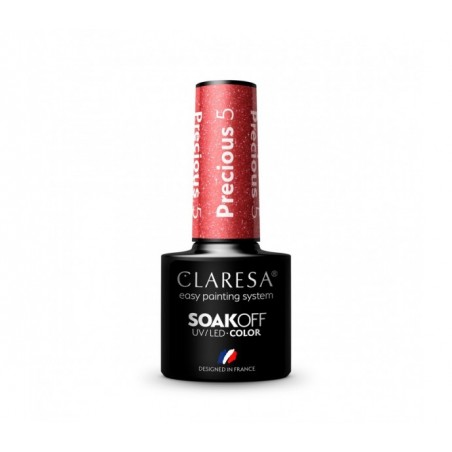 CLARESA Hibridinis gelinis lakas (Precious PS5) 5 ml