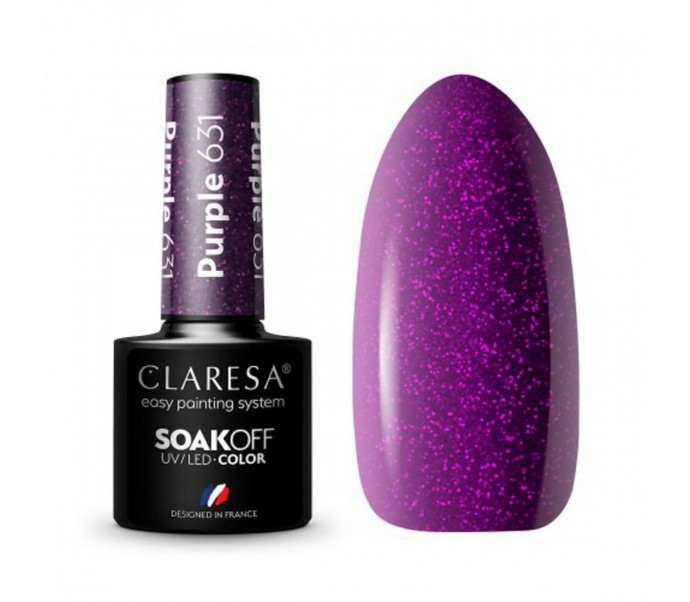 CLARESA Hibridinis gelinis lakas (PURPLE 631) -5g