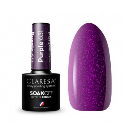 CLARESA Hibridinis gelinis lakas (PURPLE 631) -5g