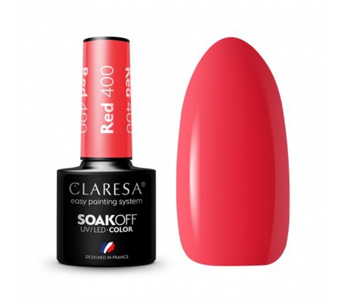 CLARESA Hibridinis gelinis lakas (RED 400) -5g