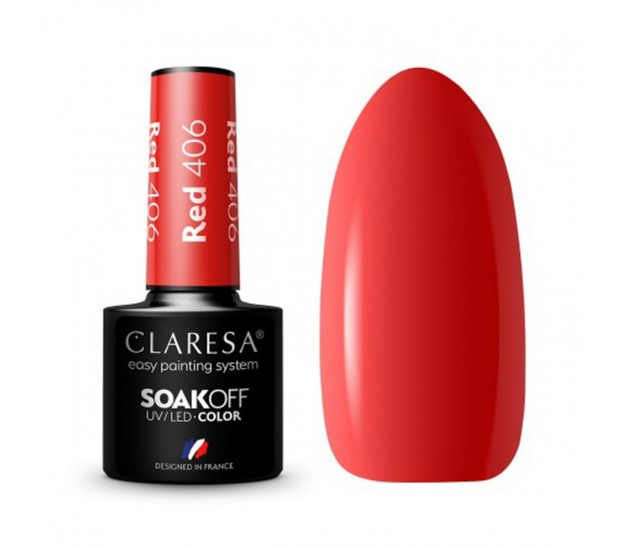 CLARESA Hibridinis gelinis lakas (RED 406) 5g