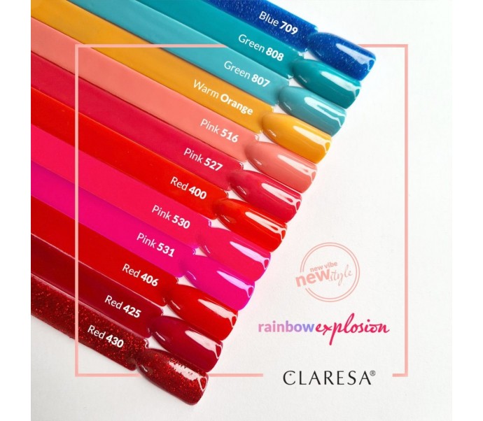CLARESA Hibridinis gelinis lakas (RED 406) 5g