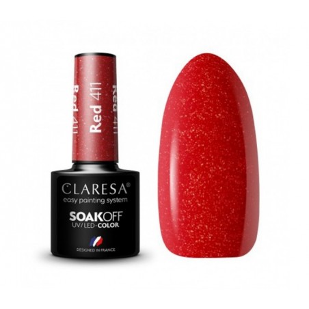 CLARESA Hibridinis gelinis lakas (RED 411) -5g