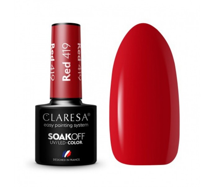CLARESA Hibridinis gelinis lakas (RED 419) -5g