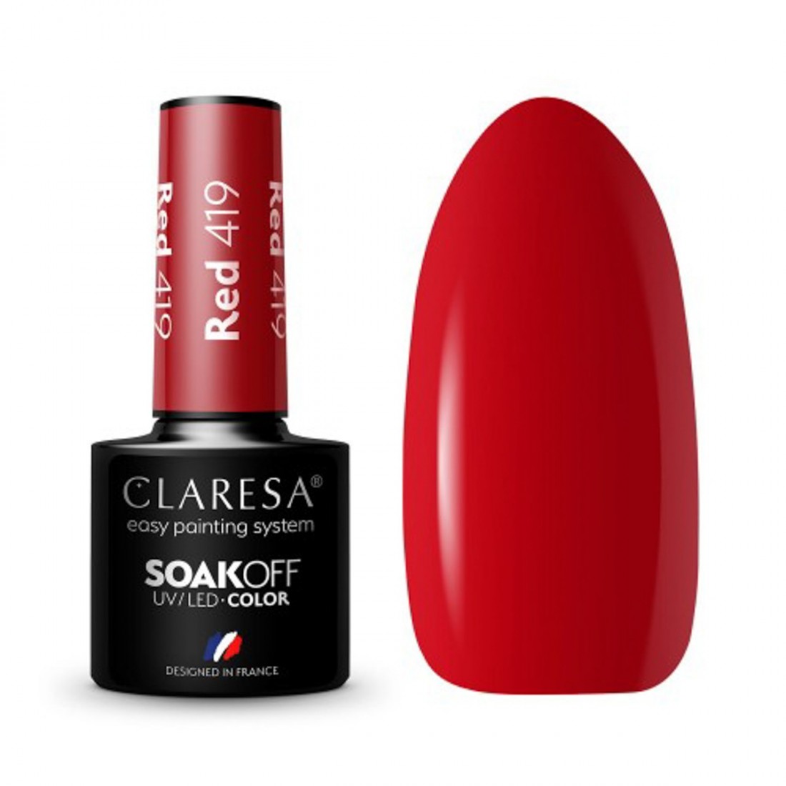 CLARESA Hibridinis gelinis lakas (RED 419) -5g